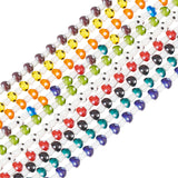 10 Colors Mushroom Handmade Lampwork Beads Strands, Mixed Color, 16x12mm, Hole: 2mm, about 20pcs/strand, 13.7 inch