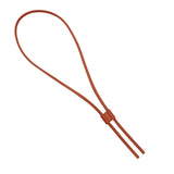 Flat Imitation Leather Drawstring Cords, with String Slide, for Women's Backpack, Camel, 7x4mm, about 1.09 Yards(1m)/Set