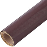 Self-adhesive PVC Leather, Sofa Patches, Car Seat, Bed Leather Repair Subsidies, Coconut Brown, 61.15x30.5x0.08cm