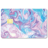 PVC Plastic Waterproof Card Stickers, Self-adhesion Card Skin for Bank Card Decor, Rectangle, Others, 186.3x137.3mm