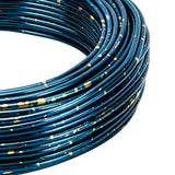 Round Aluminum Wire, for Jewelry Making, Marine Blue, 12 Gauge, 2mm, about 75.45 Feet(23m)/roll