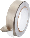 Conductive Fiberglass Fabric Adhesive Tape, for EMI Shielding, RF Blocking, Laptop Cellphone LCD Cable Wire Harness Wrapping, Silver, 30x0.1mm, 20m/roll