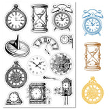 Custom PVC Plastic Clear Stamps, for DIY Scrapbooking, Photo Album Decorative, Cards Making, Stamp Sheets, Film Frame, Clock, 160x110x3mm