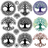 Custom PVC Plastic Clear Stamps, for DIY Scrapbooking, Photo Album Decorative, Cards Making, Stamp Sheets, Film Frame, Tree of Life, 160x110x3mm