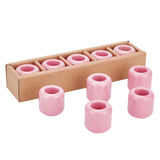 Porcelain Candle Holder, Candle Jar, Column, Pink, 3.2x3.2cm, Inner Diameter: 1.75cm, 5pcs/box