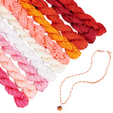 10 Bundles 10 Colors Nylon Chinese Knotting Cord, Nylon String for Beading Jewelry Making, Mixed Color, 2mm, about 13.12 yards(12m)/bundle, about 13.12 yards(12m)/bundle, 1 bundle/color