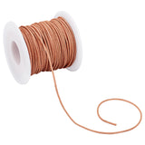 Cowhide Leather Cord, Round, Moccasin, 1.5mm