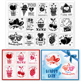 Custom PVC Plastic Clear Stamps, for DIY Scrapbooking, Photo Album Decorative, Cards Making, Mixed Shapes, 160x110x3mm