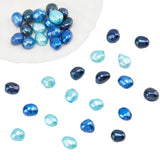 36Pcs 3 Colors Dyed Natural Cultured Freshwater Pearl Beads, Oval, Mixed Color, 10~15x6~10mm, Hole: 0.8mm, 12pcs/color