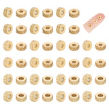 60Pcs 3 Styles 304 Stainless Steel Beads, Column, Golden, 5x2mm, Hole: 1.5~1.6mm, 20pcs/style