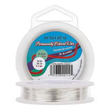 Round Craft Copper Wire, Silver, 0.5mm, 24 Gauge