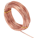 Copper Wire for Jewelry Making, Round, Dark Salmon, 12 Gauge, 2mm, about 65.62 Feet(20m)/Roll