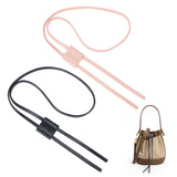 2Pcs 2 Colors PU Leather Drawstring for Bucket Bag, Mixed Color, 89.8~900x0.6x0.25cm, 1pc/color