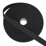 15M Polycotton Hat Sweatbands, Hat Liner Tape, Sewing Craft Accessories, Black, 31x2.2mm