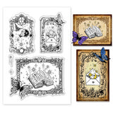 Custom PVC Plastic Clear Stamps, for DIY Scrapbooking, Photo Album Decorative, Cards Making, Book, 160x110x3mm