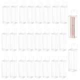 Rectangle Transparent Plastic PVC Box Gift Packaging, Waterproof Folding Box, Clear, Finish Product: 2.5x2.5x8.7cm