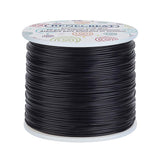 Aluminum Wire, Matte Effect, Black, 18 Gauge, 1mm, about 150m/roll