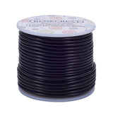 Round Aluminum Wire, Black, 10 Gauge, 2.5mm, about 80.38 Feet(24.5m)/roll