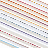 14M 14 Styles Flat Polyester & Cotton Book Headbands, with Knitted Strip, for Book Binding Decorations, Mixed Color, 13~16x1mm, 1m/style