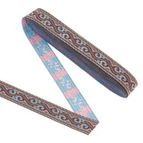 9M Flat Ethnic Style Polyester Ribbons, for Sewing Decoration, Coconut Brown, 3/4 inch(20mm), about 9.84 Yards(9m)/Roll