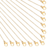 Stainless Steel Cable Chain Necklaces, Golden, 18.11 inch(46cm), 1.2mm, Ring: 3.5mm
