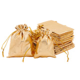 Organza Bags, Rectangle, Gold, 12x9cm, 9x7cm, 60pcs/set