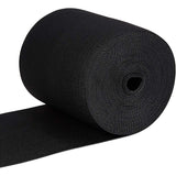 Flat Elastic Rubber Cord/Band, Webbing Garment Sewing Accessories, Black, 120mm, about 6.56 yards(6m)/roll