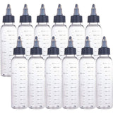 Plastic Empty Bottle, Clear, 16.5cm, Capacity: 110ml, 12pcs/set