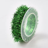 Shiny Tinsel Hanging Garland, For Xmas/Wedding/Birthday Party Decoration, Lime Green, 65mm, about 2m/roll