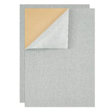Self-adhesive Linen Wall Sticker, Decorative Fabric, Rectangle, Gainsboro, 29.5x20.3x0.05cm