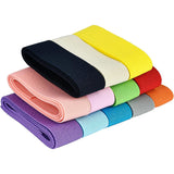 12M 12 Colors Ultra Wide Thick Flat Elastic Band, Webbing Garment Sewing Accessories, Mixed Color, 30mm, 1m/color