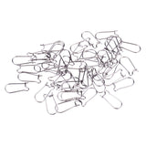 304 Stainless Steel Hoop Earrings Findings Kidney Ear Wires, Stainless Steel Color, 20x10mm, Pin: 0.7mm
