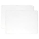 Aluminum Blank Sheets, White, 25x18x0.08cm, Hole: 4mm