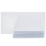 10 Sheets Plastic Corrugated Cardboard Sheets Pads, for DIY Crafts Model Building, Rectangle, White, 151x300x4mm