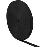 Flat Elastic Rubber Cord/Band, Webbing Garment Sewing Accessories, Black, 15mm, about 30m/Roll