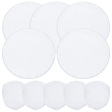 Sublimation Blank Polyester Folding Fan, Flat Round, White, 250x2mm