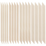 64Pcs 4 Style Paulownia Wood Strips, Square Craft Sticks, BurlyWood, 40x0.3~0.6x0.3~0.6cm, 16pcs/style