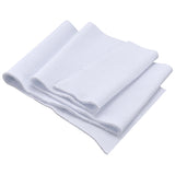 Polyester Ribbing Fabric for Cuffs, Waistbands Neckline Collar Trim, Baseball Sport Clothes Hem, White, 950~980x130~145x1.5mm