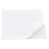 Cotton & Paper Pad Stickers, with Double Adhesive Back, for Anti Slip Accessories, Rectangle, White, 253x252.5x0.2mm