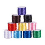 Nylon Thread, for Jewelry Making, Mixed Color, 1.5mm, 15m/roll, 10colors, 1roll/color, 10rolls/set
