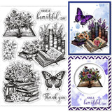 Custom PVC Plastic Clear Stamps, for DIY Scrapbooking, Photo Album Decorative, Cards Making, Book, 160x110x3mm