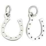 30Pcs 304 Stainless Steel Charms, Horseshoe, Stainless Steel Color, 13x10x1mm, Hole: 3mm