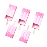 Cardboard Paper Box, Ice-cream, Pink, 10.5x6.8x2.2cm