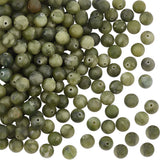 Natural Gemstone Beads, Taiwan Jade, Round, Olive Drab, 8mm, Hole: 1.5mm, 200pcs/box