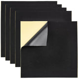 EVA Foam Pad Sticker, with Double Self-Adhesive, for Anti Slip Accessories, Square, Black, 300x300x2mm