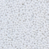 Acrylic Imitation Pearl Beads, No Hole, Round, White, 1.5~2mm, about 10000pcs/bag, 1bag