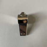 304 Stainless Steel Whistles, with Word, for Referee, Coaches, Teacher, Kids, Leaf Pattern, 45x18x22mm
