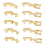 7 Styles Eco-Friendly Brass Watch Band Clasps, Long-Lasting Plated, Real 24K Gold Plated, 10~17x1.8~6.5x4mm