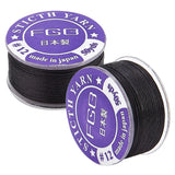 Nylon Thread, Beading Thread Nylon Seed Bead Thread, Bracelet Beading Thread, Black, 0.1mm, 50 yards/roll