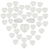 Opalite Beads Strands, Heart, 10x10x5mm, Hole: 1mm, about 40pcs/strand, 15.30 inch(38.86cm), 1strand/box